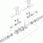 W005197D VIRAGE Crankshaft and piston - w005197i