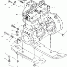 W005197D VIRAGE Engine mounting - w005197d