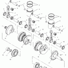 B994978 PRO 785 Crankshaft & piston - b994978