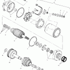 W004978D PRO 785 Starting motor - w004978d