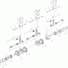 W005199D VIRAGE TX Crankshaft and piston - w005199i