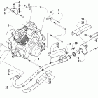 400 FIS Auto Двигатель и глушитель