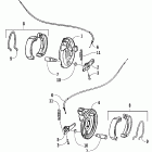 90 Front brake assembly