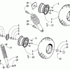 90 Wheel, tire, and suspension assembly