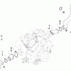 500 TBX Auto Корпус и патрубки охлаждения