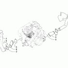 400 ACT Auto (VP) Корпус и патрубки охлаждения