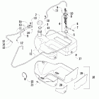 650 H1 LE Топливный бак