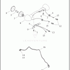 FLTRXST 1ACL ROAD GLIDE ST (2023) TAIL LAMP AND TURN SIGNALS, REAR - FLHXST AND FLTRXST (C...