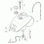 400 4x4 Man Топливный бак