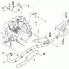 400 ACT Auto (VP) Двигатель и глушитель