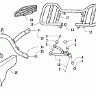 50 Y-6 A-arm, floor panel, and bumper assembly