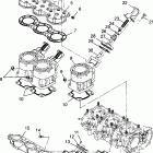 B984978 SLX PRO 785 Cylinder, head & exhaust valves - b984978