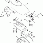 B984978 SLX PRO 785 Front storage compartment - i984978