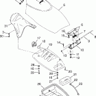 B974978 SLX PRO 785 Front storage compartment - b974978