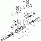 B974572 SLT 700 Crankshaft & piston slt 700 b974572