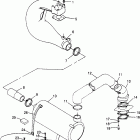 B974588 SLT 780 Exhaust system slt 780 b974588