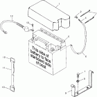 B974978 SLX PRO 785 Battery box - b974978
