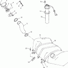 B974978 SLX PRO 785 Fuel tank - b974978