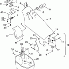 B974588 SLT 780 Front storage compartment slt 780 b974588