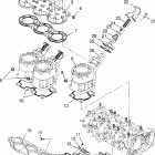 B974978 SLX PRO 785 Cylinder,head & exhaust valves - b974978