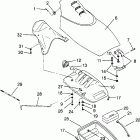 B964287 SLX 780 Front storage compartment slx 780 b964287 and  intl. slx...