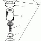 B964588 SLT 780 Fuel / water separator slt 780 b964588 and  intl. slt 78...