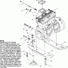 B964166 SLT 700 Engine mounting slt 700 b964166 and  intl. slt 700 i9641...