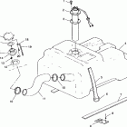 B964166 SLT 700 Fuel tank w / combination  fuel pick-up and sender slt 7...