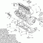 B964087 SL 780 Engine mounting sl 780 b964087 and intl. sl 780 i964087