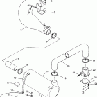 B964287 SLX 780 Exhaust system slx 780 b964287 and intl. slx 780 i964287