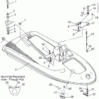 B954358 SL 650 STD Hull and body sl 650 std b954358