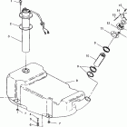 B954358 SL 650 STD Fuel tank sl 650 std b954358