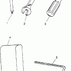 B954058 SL 650 Tool kit assembly  sl 650 b954058