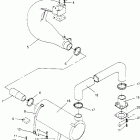 B954058 SL 650 Exhaust system  sl 650 b954058