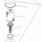 B954058 SL 650 Drain assembly sl 650 b954058