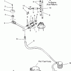 B954058 SL 650 Fuel system sl 650 b954058