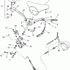 B954058 SL 650 Steering assembly sl 650 b954058