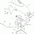 B954058 SL 650 Front storage compartment sl 650 b954058