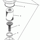 B954287 SLX 780 Drain assembly slx 780 b954287