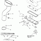 B954358 SL 650 STD Air vent sl 650 std b954358