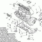 B954358 SL 650 STD Engine mounting sl 650 b954058