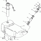 B954058 SL 650 Fuel tank sl 650 b954058