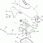 B954358 SL 650 STD Front storage compartment sl 650 std b954358