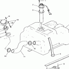 B954170 SLT 750 Fuel tank w / combination fuel pick-up   and sender  slt...
