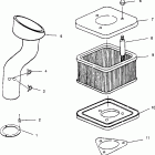 B954287 SLX 780 Air vent  slx 780 b954287