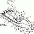 B954058 SL 650 Hull and body assembly sl 650 b954058