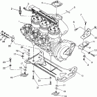 B944070 SL 750 Engine mounting sl 750 b944070