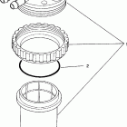 B944058 SL 650 Drain assembly sl 650 b944058
