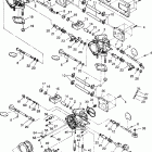 B944070 SL 750 Carburetor assembly sl 750 b944070