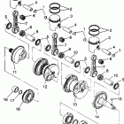 B944170 SLT Crankshaft & piston slt 750 b944170